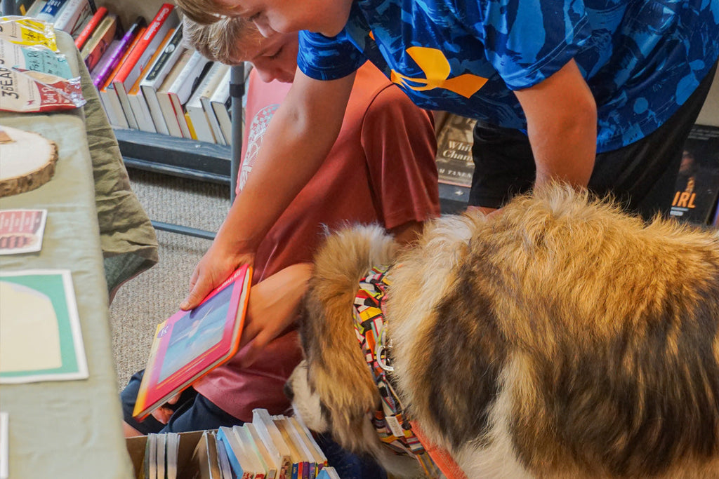 Celebrate Valentine’s Day with Bonnie the Reading Dog