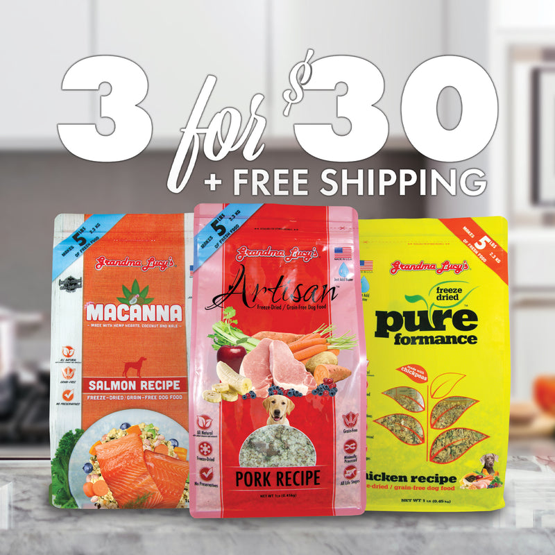3 For $30 - Pork, Chicken & Salmon Package + Free Shipping*
