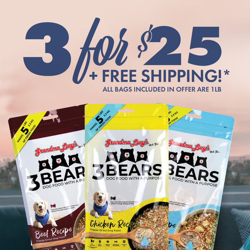 3 for $25 - 3 Bears Promotion + Free Shipping*