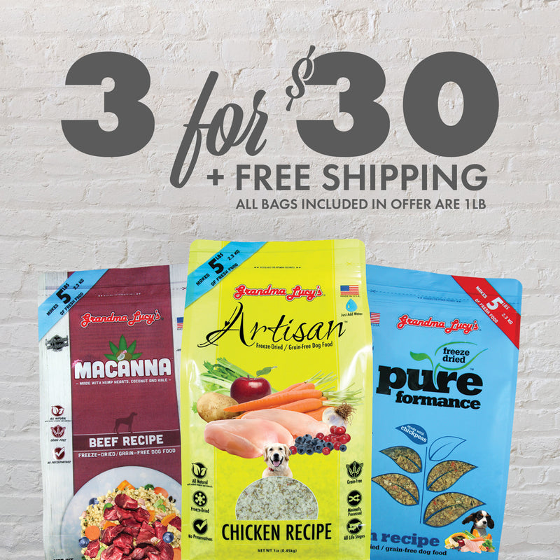 3 For $30 - Chicken, Fish & Beef Package + Free Shipping*
